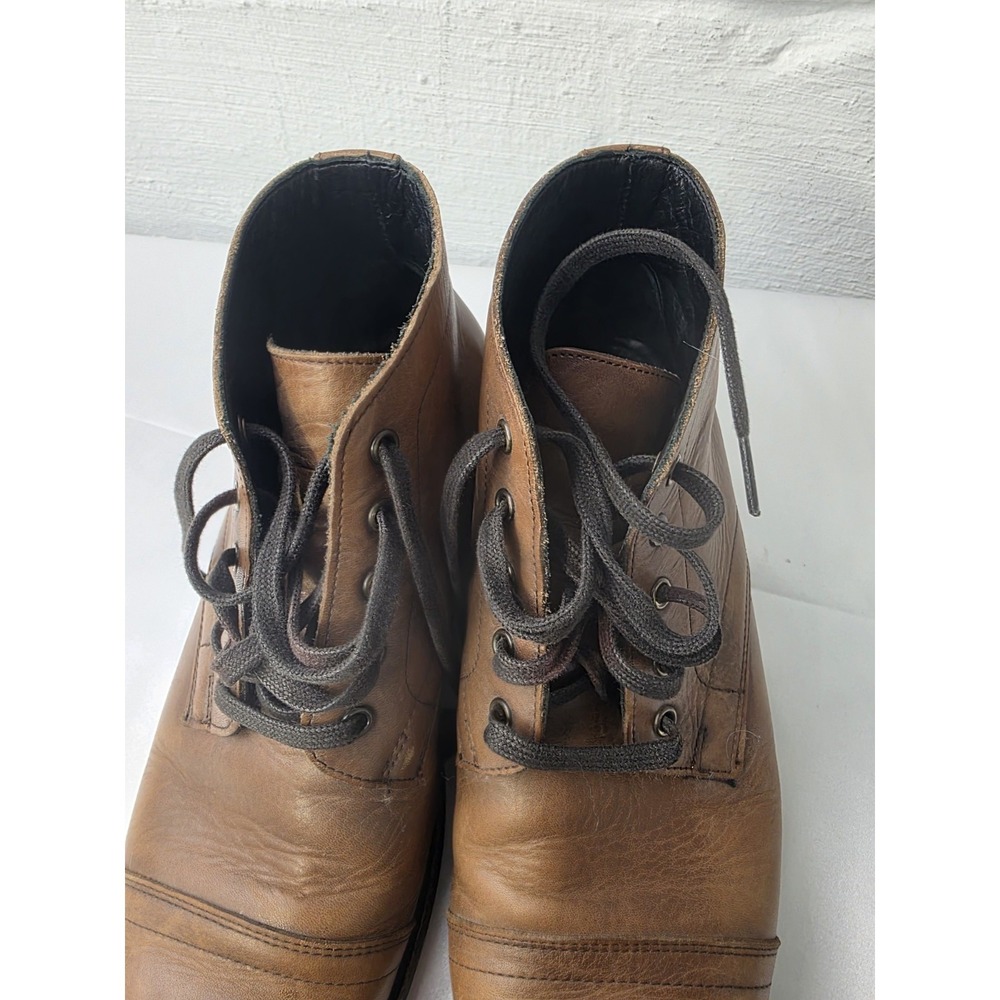 Thursday‎ Boot Co Cadet Walnut Leather Cap Toe Boots Mens 8.5 WLNCAD Rare - Picture 4 of 9